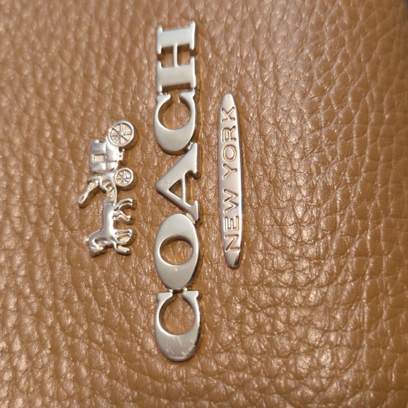 COACH Ellie File Gold-tone Pebble Leather Crossbody Bag - Picture 3 of 12